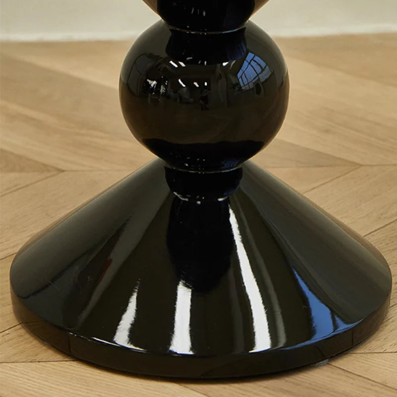 Table d’appoint noire glossy GAYA