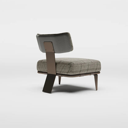 Fauteuil de salon pied-de-poule