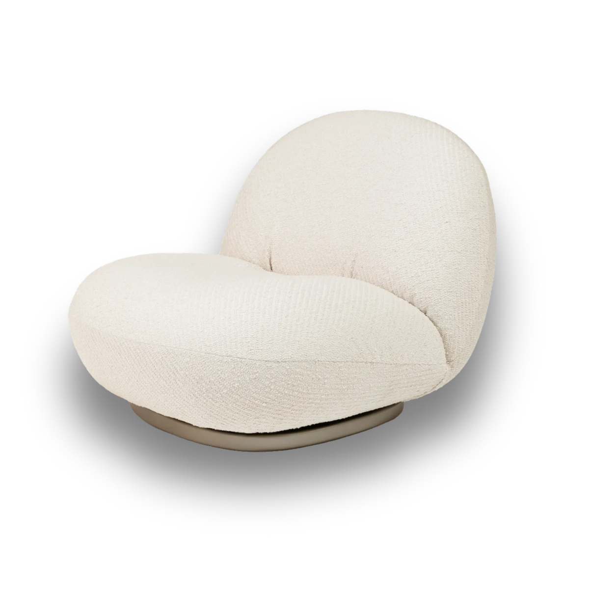 Fauteuil lounge bouclette