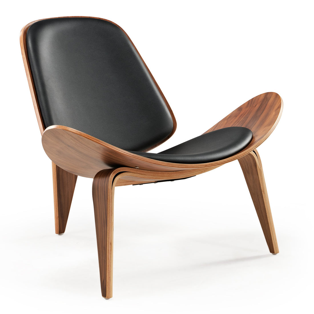 La chaise Shell JL Mollers noir