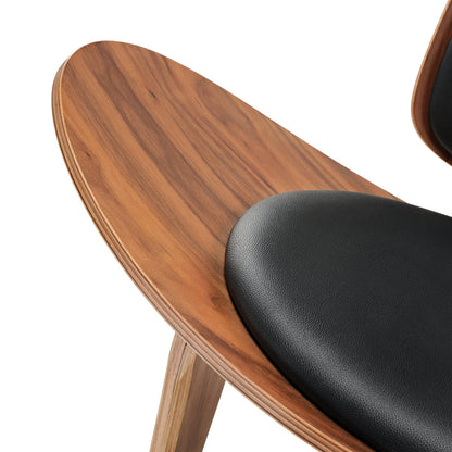 La chaise Shell JL Mollers noir