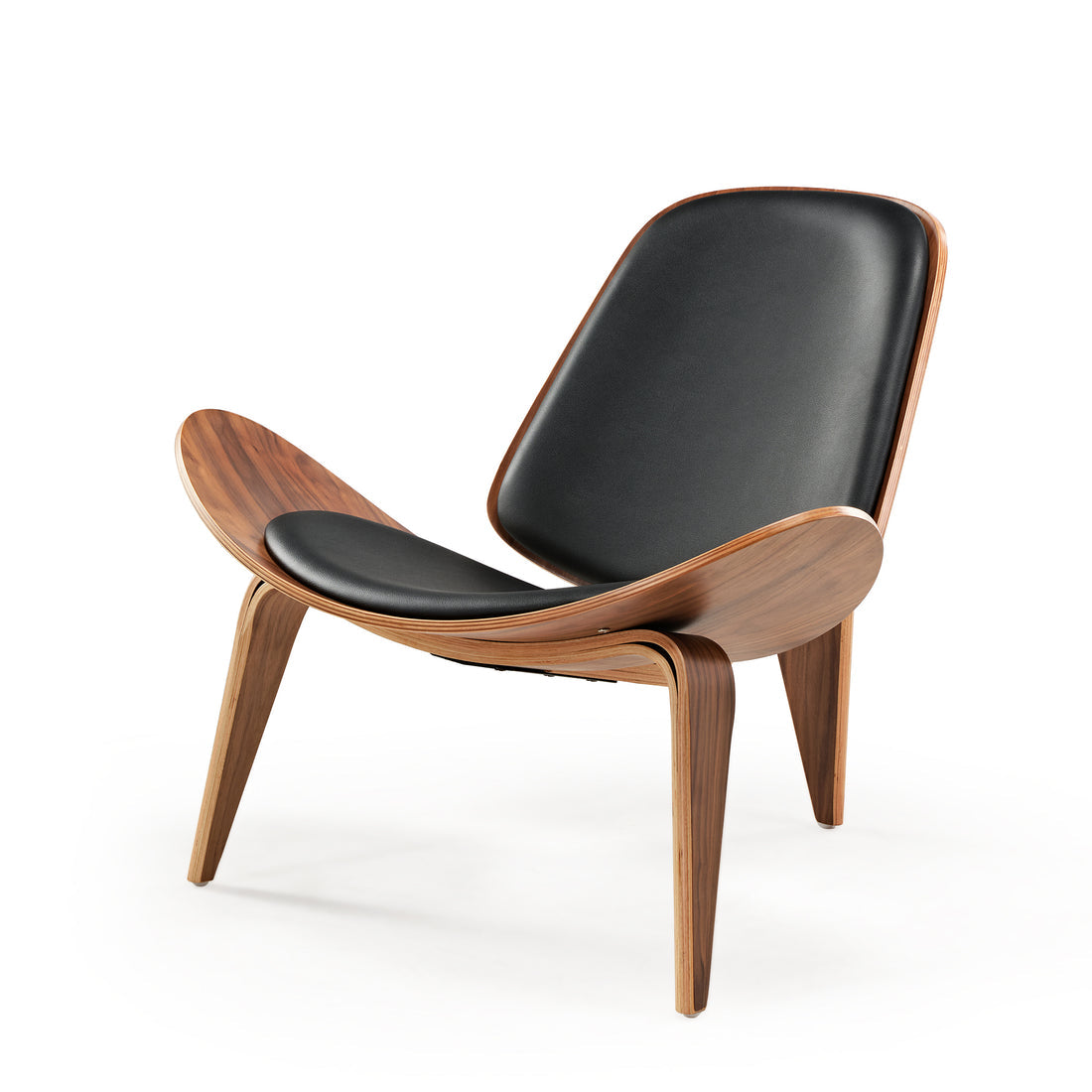 La chaise Shell JL Mollers noir