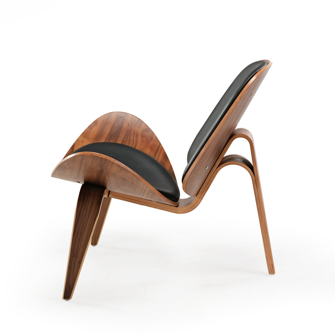 La chaise Shell JL Mollers noir