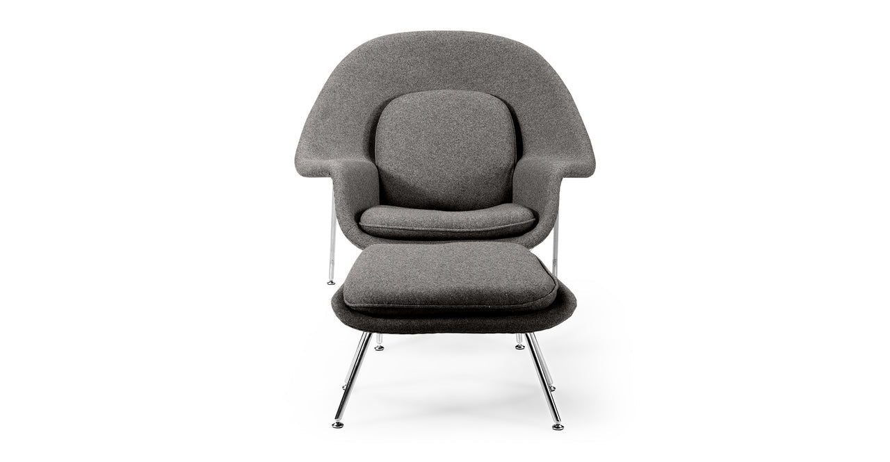 Fauteuil Womb relax Gris foncé