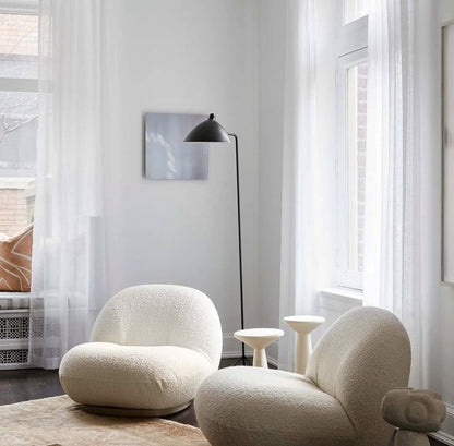 Fauteuil lounge bouclette