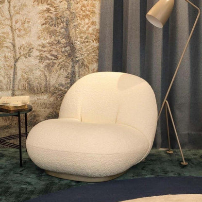 Fauteuil lounge bouclette