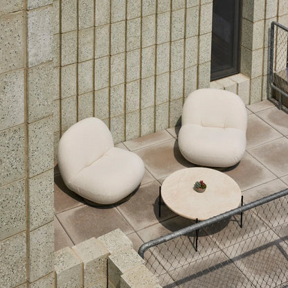 Fauteuil lounge bouclette