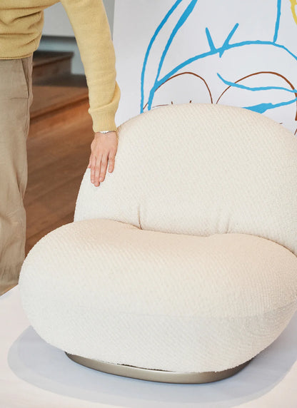 Fauteuil lounge bouclette