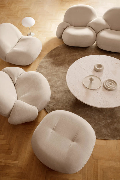Fauteuil lounge bouclette