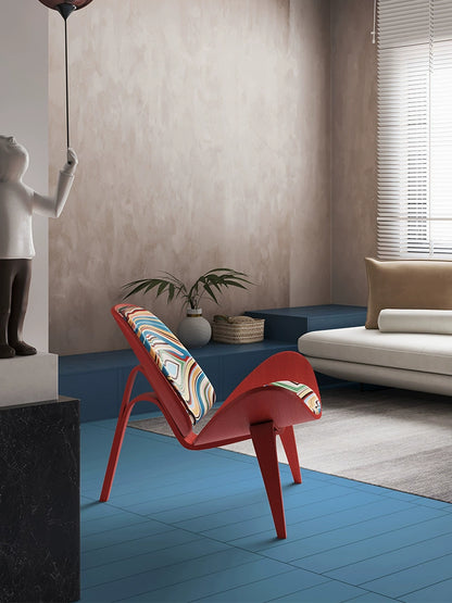 La chaise Shell JL Mollers multicolore