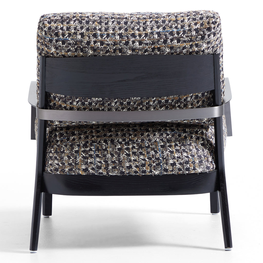 Fauteuil en lin anthracite gary