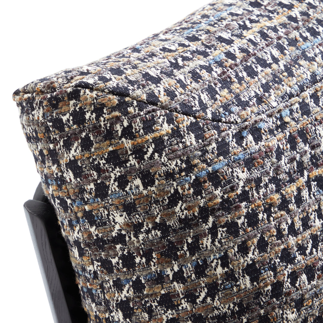 Fauteuil en lin anthracite gary