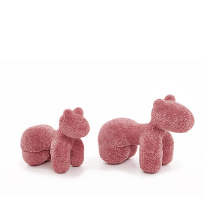 Tabouret peluche