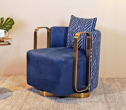 Fauteuil Monaco en velours