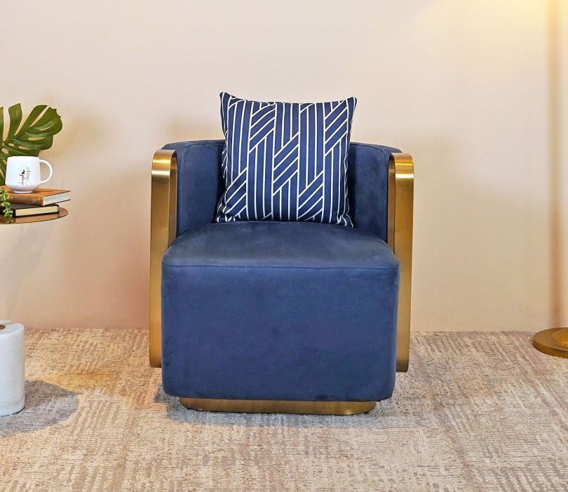 Fauteuil Monaco en velours