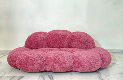 Canapé nuage rose
