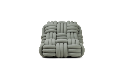 Fauteuil lounge Knitty vert sauge