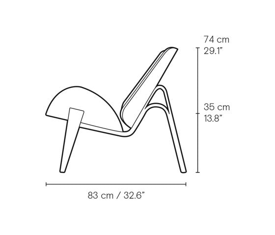La chaise Shell JL Mollers multicolore