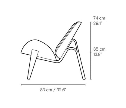 La chaise Shell JL Mollers multicolore