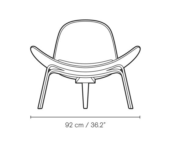 La chaise Shell JL Mollers multicolore