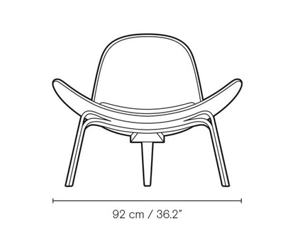 La chaise Shell JL Mollers multicolore